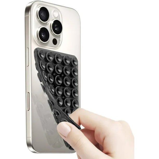 Soporte Trípode para Celular de Doble Ventosa en Silicona x3