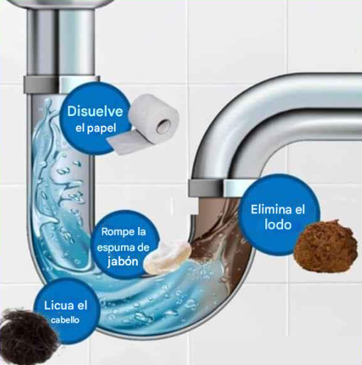 LIMPIADOR DE CAÑERÍAS - DESAGÜES🔥Compra 1 y llévate 1 gratis