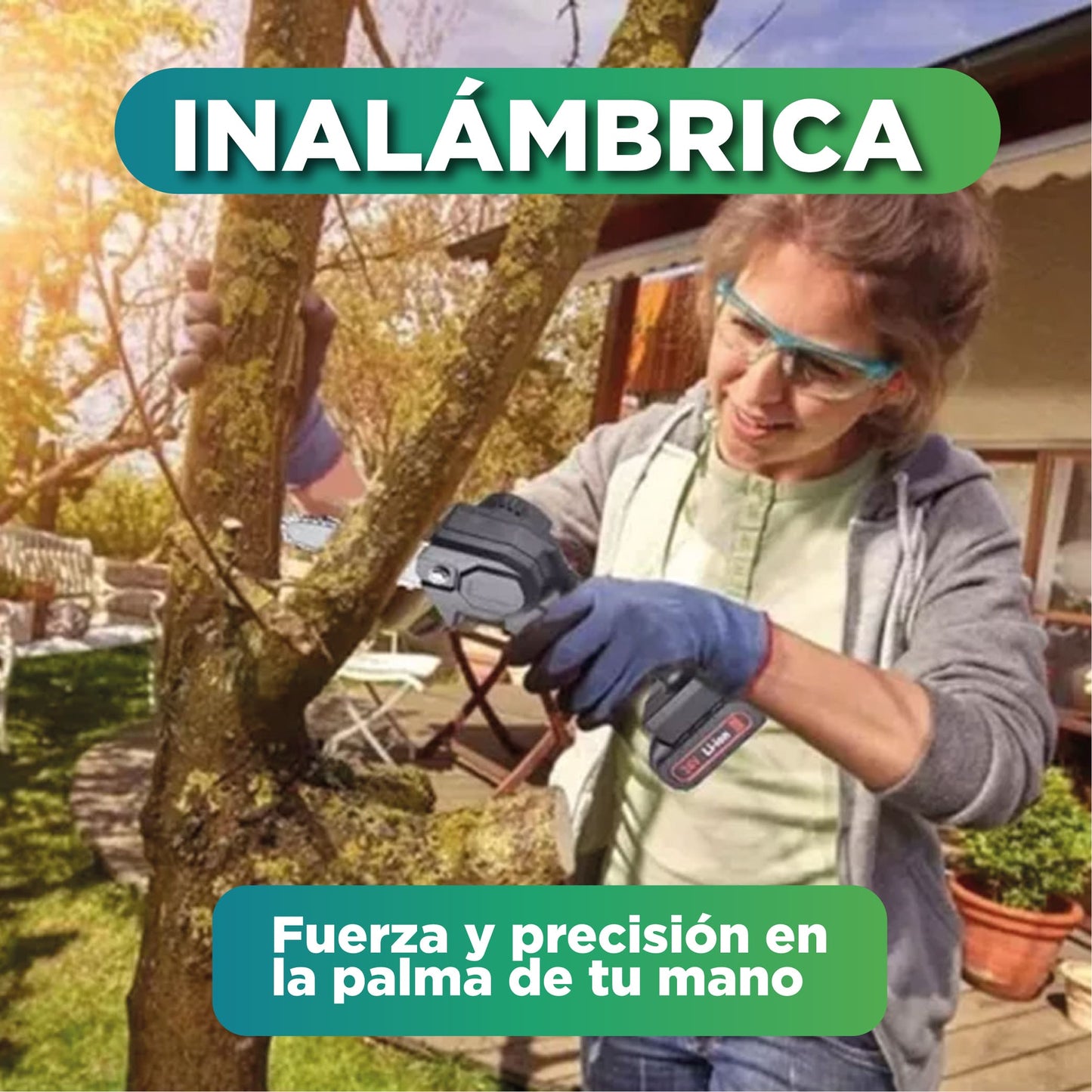 Mini Motosierra Ultra Potente