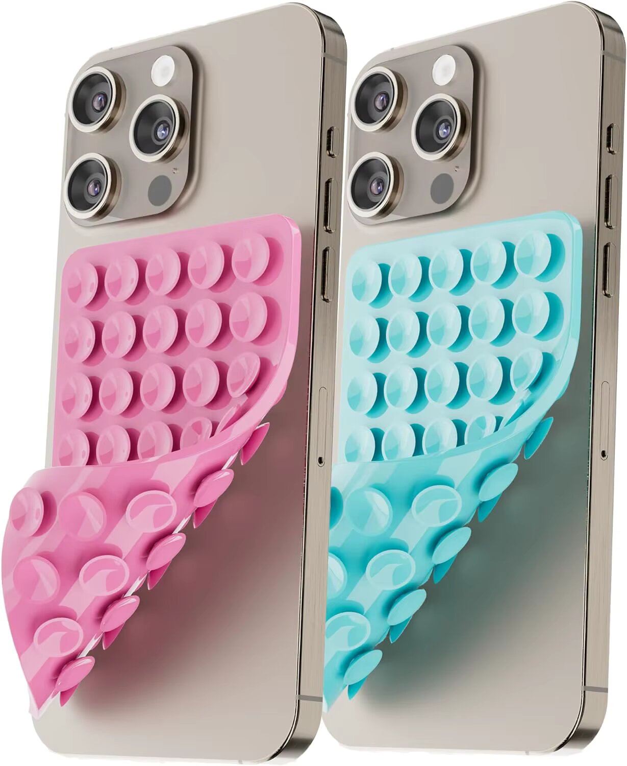 Soporte Trípode para Celular de Doble Ventosa en Silicona x3