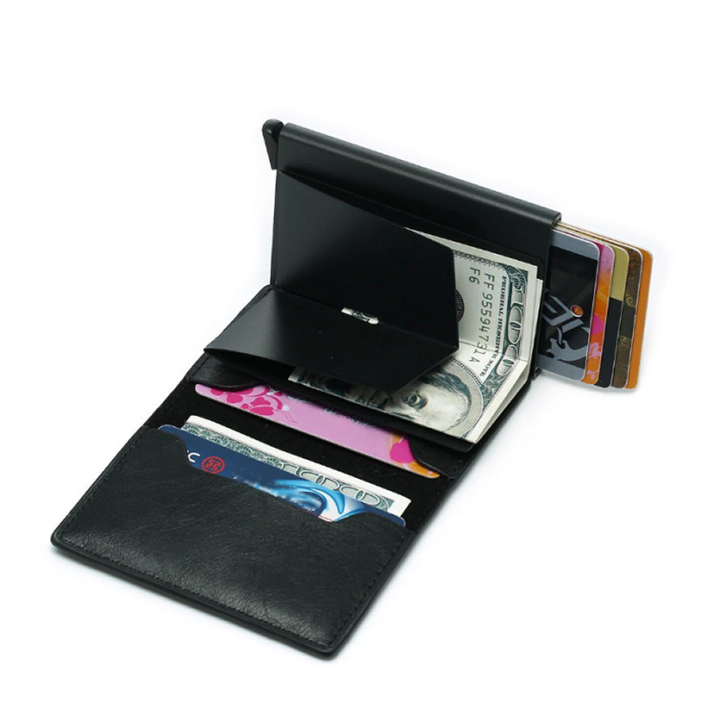 Tarjetero Inteligente Antirrobo En Fibra De Carbono