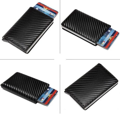 Tarjetero Inteligente Antirrobo En Fibra De Carbono