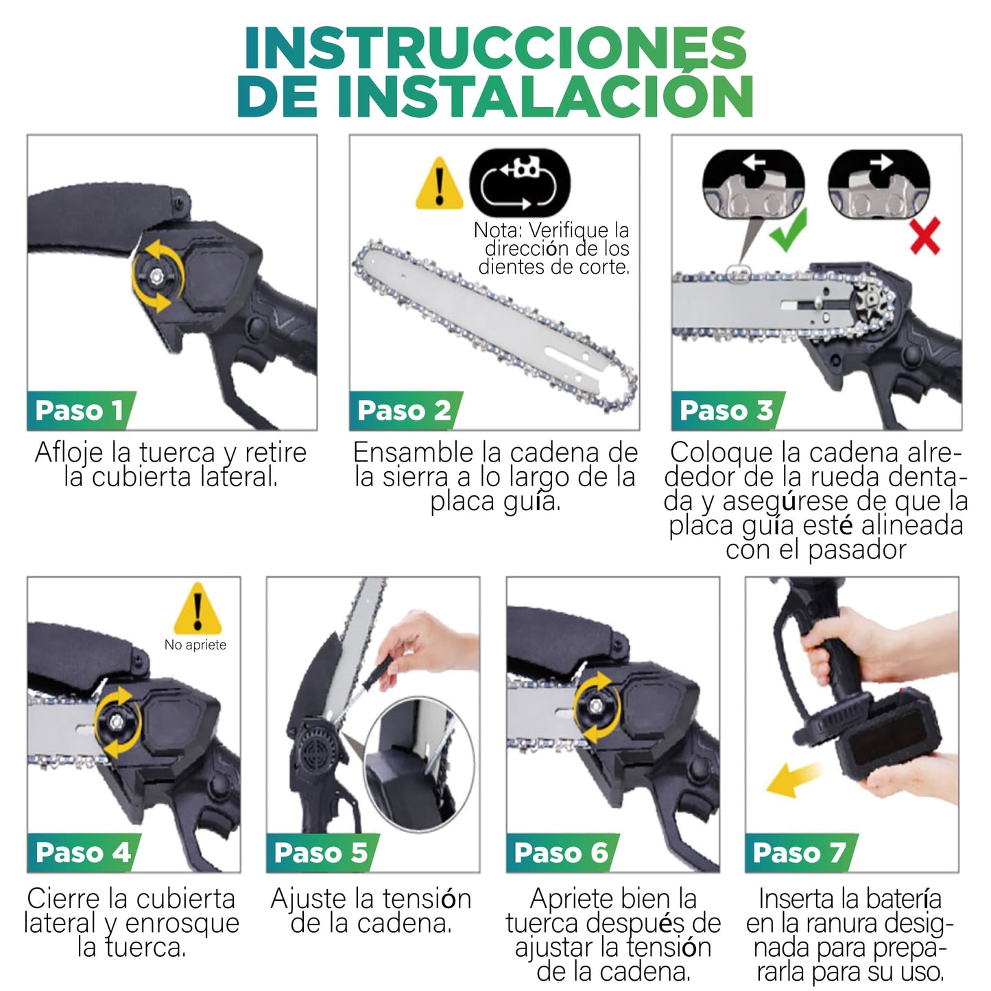 Mini Motosierra Ultra Potente