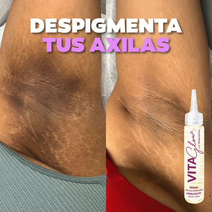 Aclara, suaviza y mejora visiblemente la apariencia de la piel