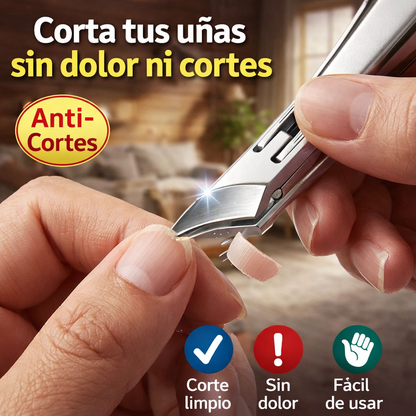 KIT de cortauñas profesional anti-cortes para uñas seguras y sin dolor