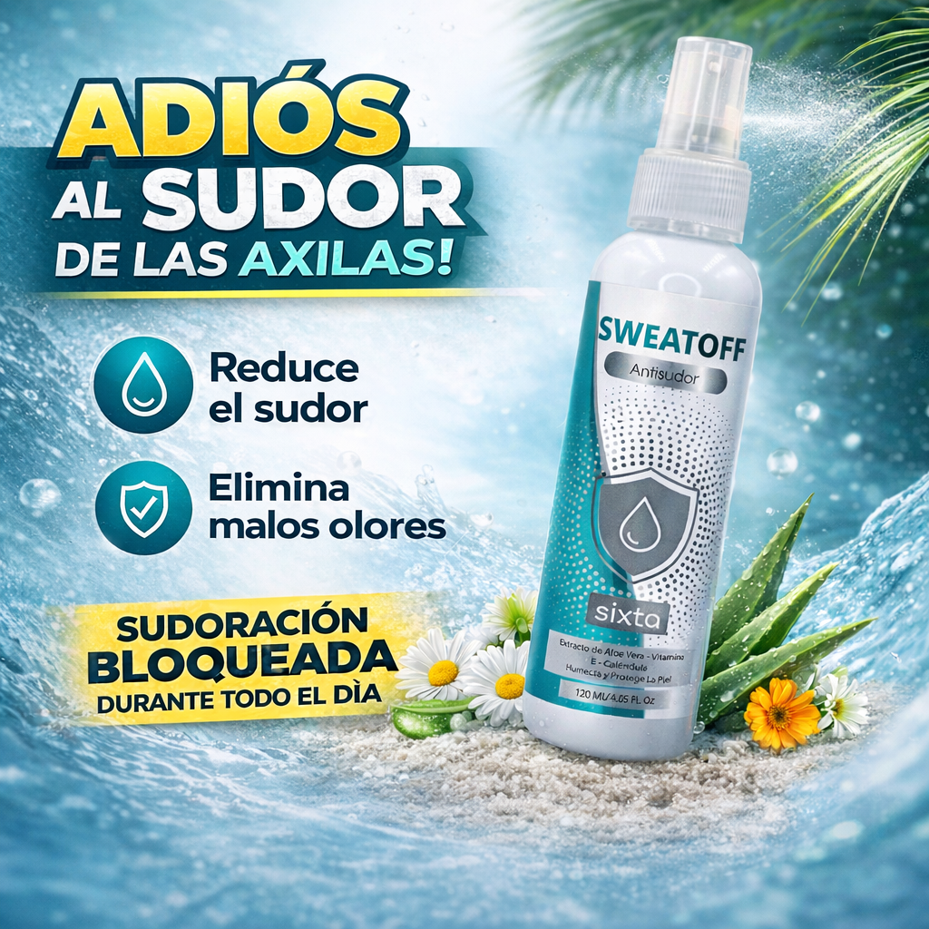 Antisudoral Axilas Secas 24H – Controla Sudor y Mal Olor