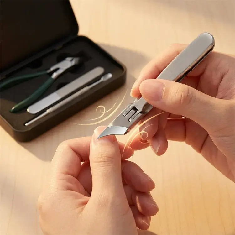 KIT de cortauñas profesional anti-cortes para uñas seguras y sin dolor